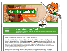 Tablet Screenshot of hamster-laufrad.de